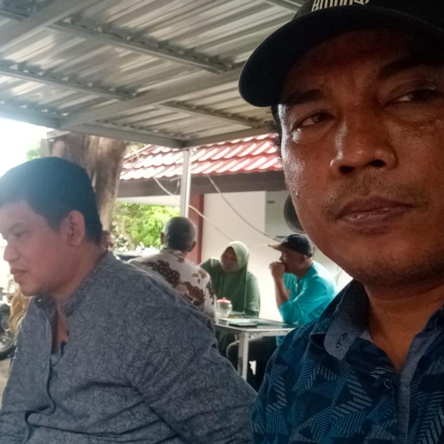 Koordinasi Perbaikan Jembatan Gantung Desa Benteng Lompoe Dengan Dinas PUPR Wajo